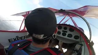 Pitts S-1S GoPro Over the shoulder
