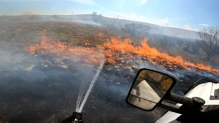 Neighbor's controlled burn got away