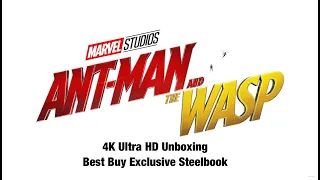 Ant-Man and The Wasp [Best Buy Exclusive Steelbook] 4K Ultra HD Unboxing [Filmed in 4K at 60fps]