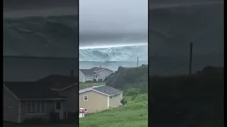 A giant iceberg has sailed to the Canadian island