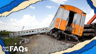 Trains derailments are happening all over the country. What we know. | JUST THE FAQS