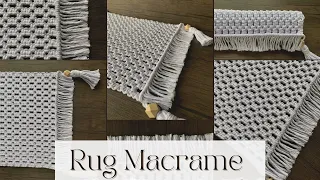 Tapete Macrame Passo a Passo - Rug Macrame Step by Step