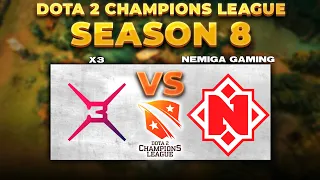 🔴DOTA 2[RU] X3 vs Nemiga Gaming [Bo3] | D2CL 2022 S8 | Group Stage