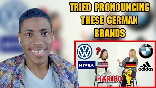 German Brands AMERICANS Pronounce WRONG || FOREIGN REACTS