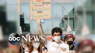 Millennials in Ukraine, Russia protest against war l ABCNL