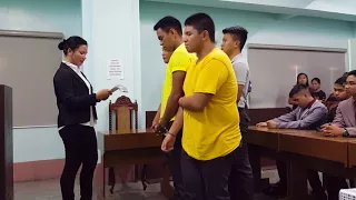 Metro Manila College Mock Trial 2017 Arraignment