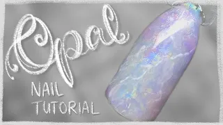 Opal Nail Art Tutorial Using Gel Polish and Foils