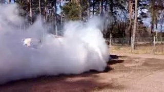 T-72 Tank smoke screen and fast acceleration