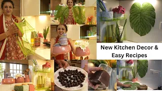 New Kitchen Decoration ,सस्ता लेकिन सुंदर सामान किचन के लिए || Happy Days, Shopping & Kids Recipes