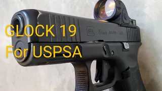 Glock 19 for USPSA competition