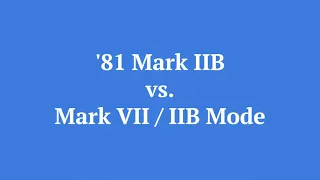 Mesa Boogie Mark VII vs an original Mark IIB!