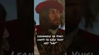 Leonardo Da Vinci Hints to Ezio that he’s “gay”😂🦅         #assassinscreed #ezioauditore #leonardo