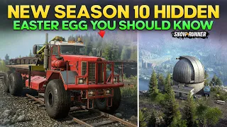 New Hidden Easter Eggs in Season 10 Update Region of SnowRunner You Should Know