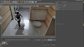 C4d: трекинг видео и привязка объекта