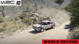 WRC10 World Record - WRC1980s - Lancia Delta HF 4WD - Acropolis 1987