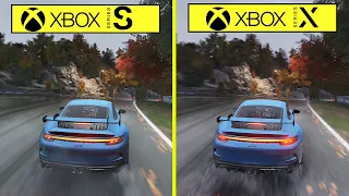 Forza Motorsport 2023 Xbox Series S vs Xbox Series X Dynamic Weather Graphics Comparison