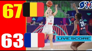 Belgium vs France Women Basketball Live Play by Play | Semi-Finals | FIBA Women's EuroBasket 2023