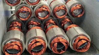 Amazing electric motors production process - Incredible manufacturing methods