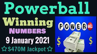 Today Powerball Winning Numbers Saturday 9 January 2021. Powerball Drawing Tonight 1/09/2021