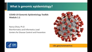 Module 1.1 - What is genomic epidemiology?