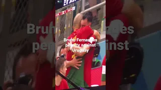 Bruno Fernandes penalty against Uruguay