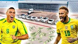 Quem é mais rico NEYMAR ou RONALDO? Fortuna, Salário, Mansões, Carros, Jatinhos, Iate...