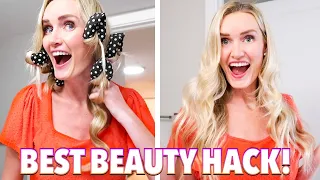 STUNNING BEAUTY HACKS 😍 HOW TO CURL YOUR HAIR WITHOUT HEAT IN MINUTES | BEST HEATLESS HAIR CURLERS