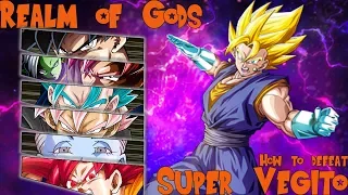 You are in the Realm of Gods! How to defeat Super Vegito! | Dragonball Z Dokkan Battle
