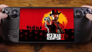 Red Dead Redemption II - FPS tested low, med, ULTRA | OLED steam deck