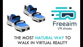 Freeaim VR Shoes (VR treadmill) Half Life Alyx Gameplay 1