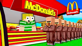 Jeg Arbejder På McDonalds I Minecraft!!