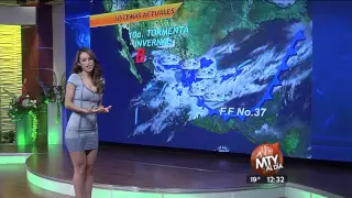 Yanet Garcia El Clima MTY Al Dia 09-Feb-2016 12:30 PM Full HD