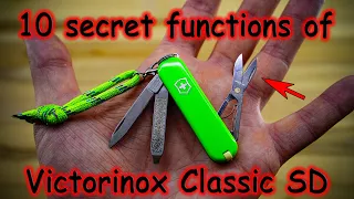 10 Secret Functions of the Mini Swiss Army Knife Victorinox Classic SD