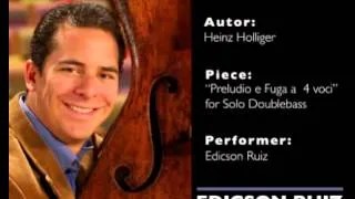 Heinz Holliger "Preludio e Fuga a 4 voci" for Solo Doublebass in Vienese Tuning