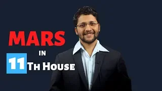 Mars in 11th House of Vedic Astrology Birth Chart