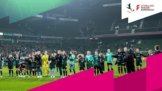 Trotz Niederlage: Kurve feiert Werder-Frauen | FLYERALARM Frauen-Bundesliga | MAGENTA SPORT