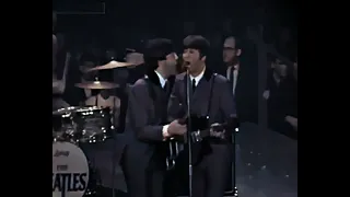 The Beatles Live In Washington February 1964  In Colour
