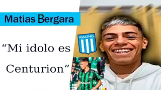 ENTREVISTA a MATIAS BERGARA | La Historia del Nuevo Jugador de Racing, sus sueños, idolos y risas