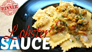 Lobster Sauce Recipe - with Four Cheese Ravioli's - PoorMansGourmet