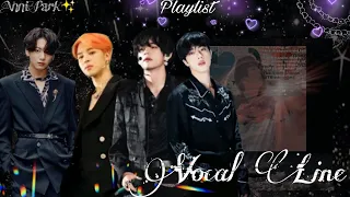 PLAYLIST UBDATED -BTS {VOCAL LINE} SONGS 2022 💜⛓️