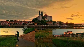 Albrechtsburg am Abend und Rundgang durch Meißen