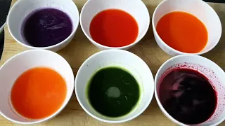 How To Make Natural Food Color At Home Organic and Chemical Free फुड कलर बनाये 100% केमिकल फ्री