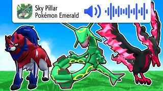 Choose Your Legendary Starter by Only Hearing it's Battle Theme!