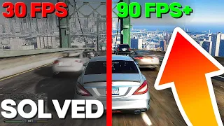 GTA V - FIX DRIVING LAGS & STUTTER! 2023