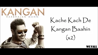 kangan Lyrics Harbhajan Mann - Jatinder Shah - Latest  Song T-Series 2018