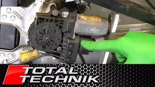 How to Remove Electric Window Motor - Audi A6 S6 RS6 - C5 - 1997-2005 - TOTAL TECHNIK