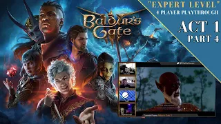 Baldur's Gate 3 | Co-op multiplayer - "Tactician" mode - Act 1, Part 4 - "Expert Level" playthrough