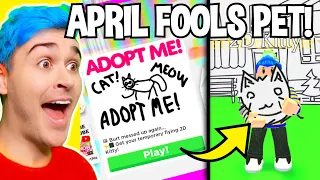 Unlocking *NEW* April Fools 2D KITTY PET!! 😻 ALL TRICKS And SECRET LOCATION Revealed Adopt Me Roblox