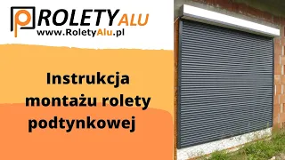 Roleta podtynkowa SP-E. Instrukcja montażu rolety podtynkowej RoletyAlu