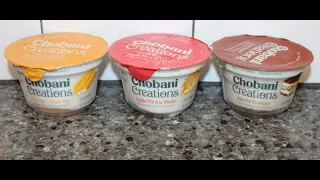 Chobani Creations: Orange Cream Pop, Apple Pie à la Mode & Mocha Tiramisu Review